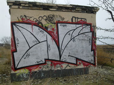 Graffiti Wall in Евпатория - Photo by y1E3s2 (2018)