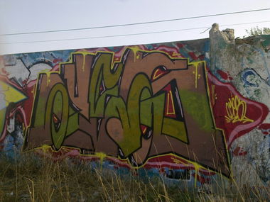 Graffiti Wall in Евпатория - Photo by y1E3s2 (2016)