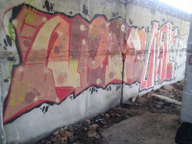 Graffiti Wall in Евпатория - Photo by y1E3s2 (2017)