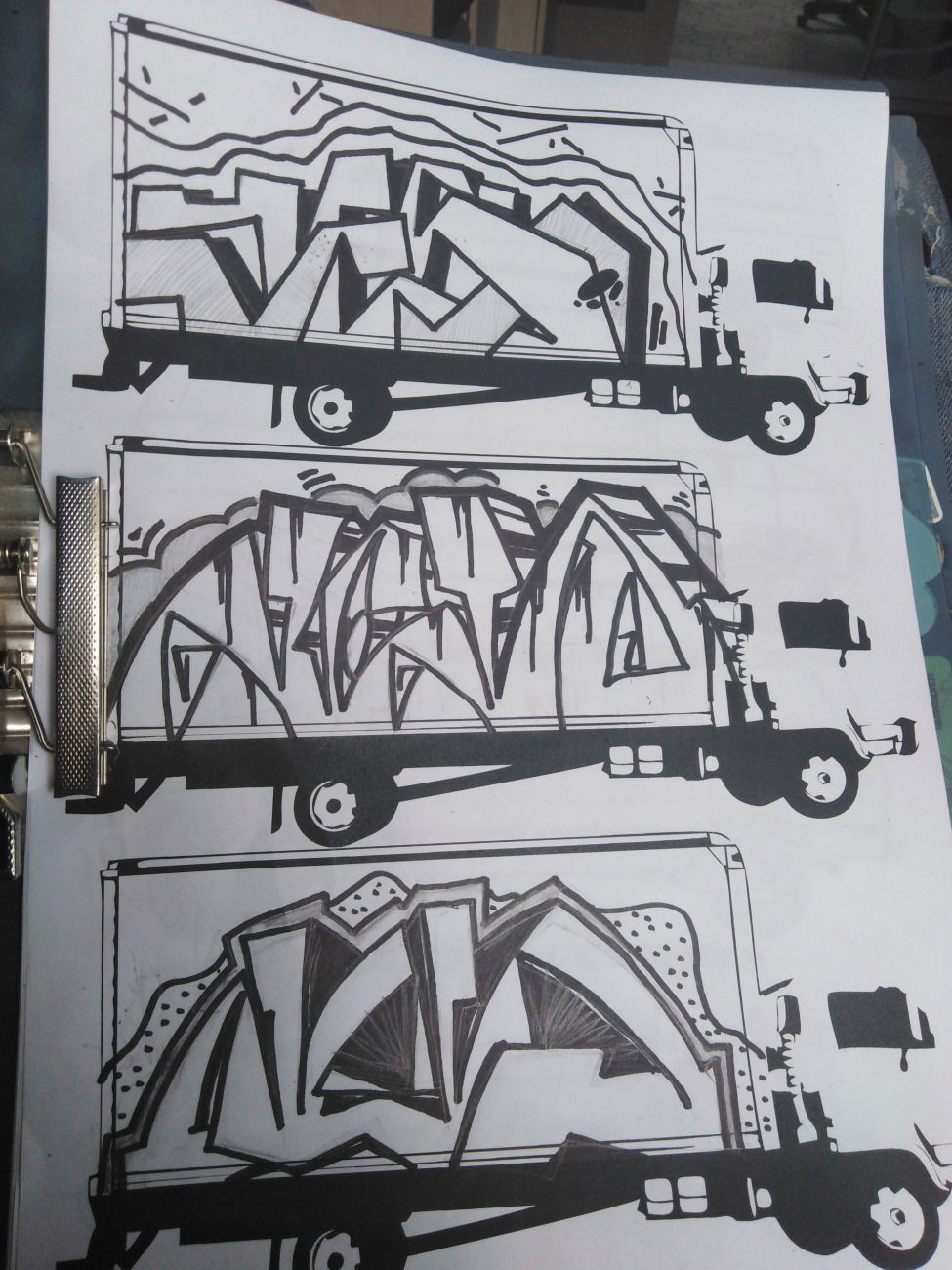 Graffiti Sketch in Украина - Photo by y1E3s2 - Truck, sketch