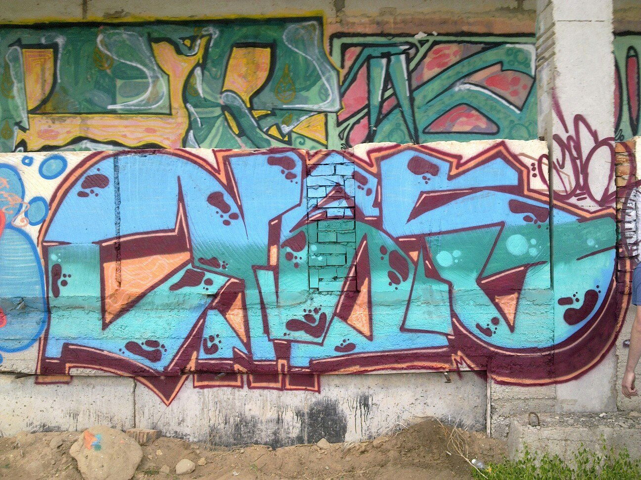 Graffiti Wall in Евпатория - Photo by y1E3s2 (2017)