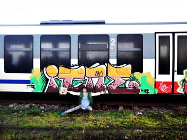 Graffiti Train - Photo by ycre