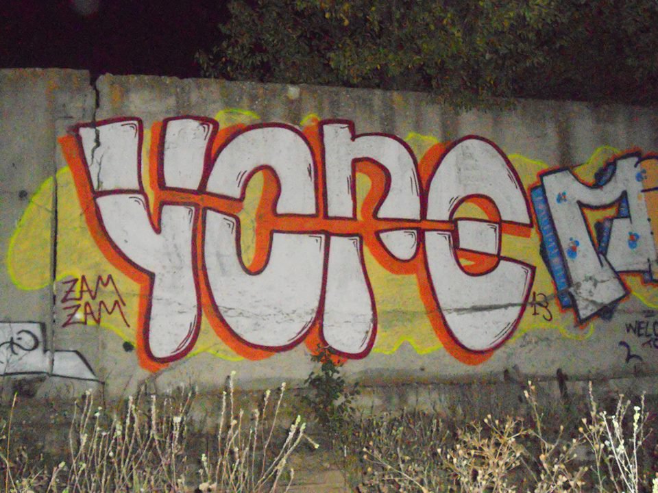 Graffiti Bombing - Photo by ycre - ycre, zam, romania (2013)