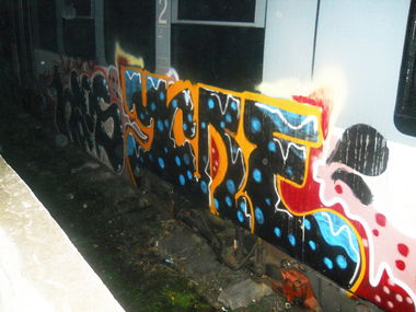 Graffiti Train - Photo by ycre