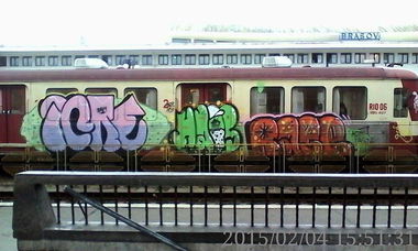Graffiti Train - Photo by ycre