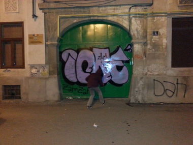 Graffiti Bombing - Photo by ycre