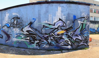 Graffiti Wall - Photo by yedimeister - magdeburg, nisto, otek (2016)