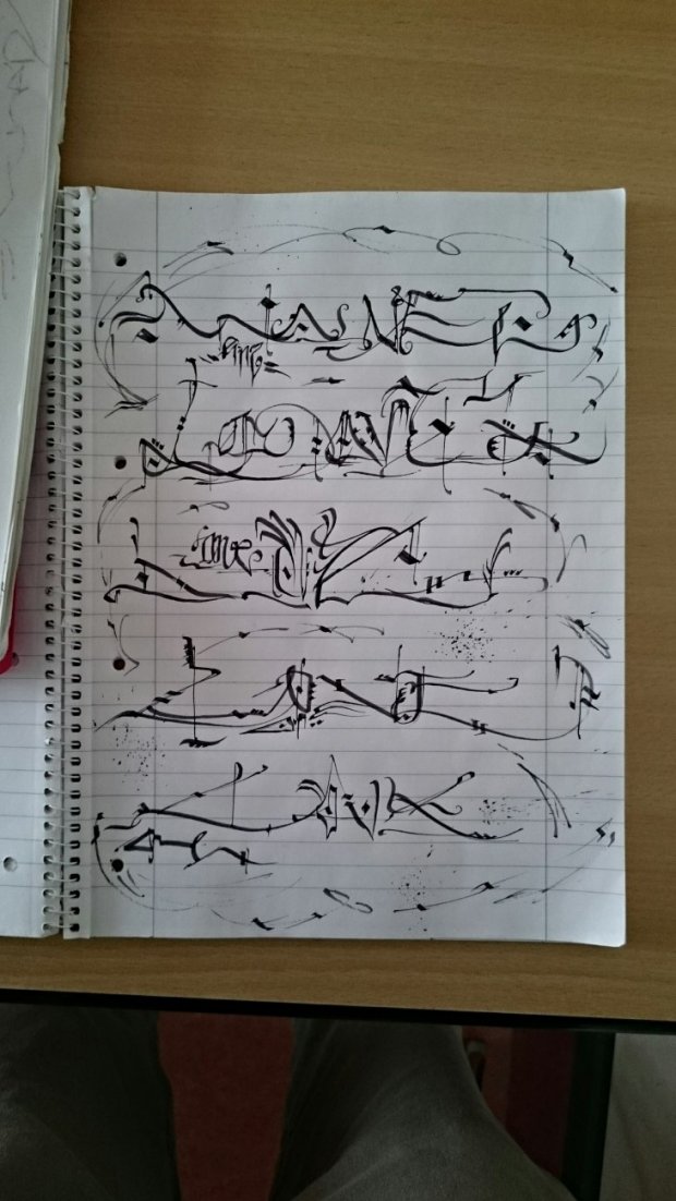 Graffiti Sketch - Photo by yedimeister - only