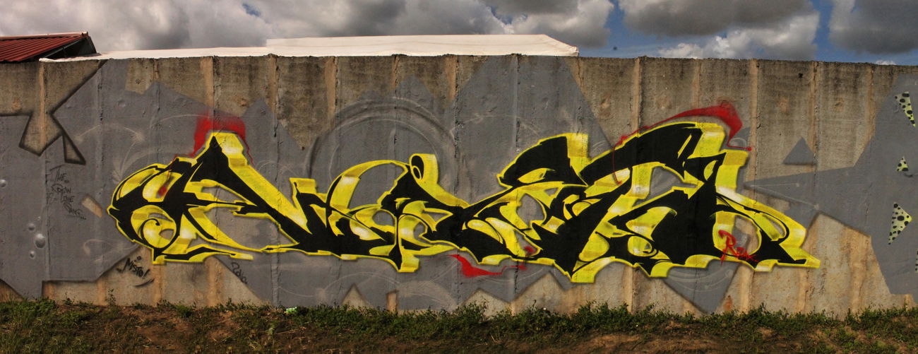 Graffiti Wall - Photo by yedimeister - nisto, crewlove, birk (2016)