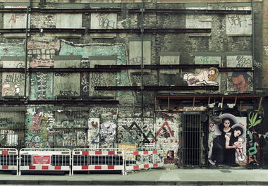 Graffiti Street Art in London - Photo by yola - paste, up (2013)