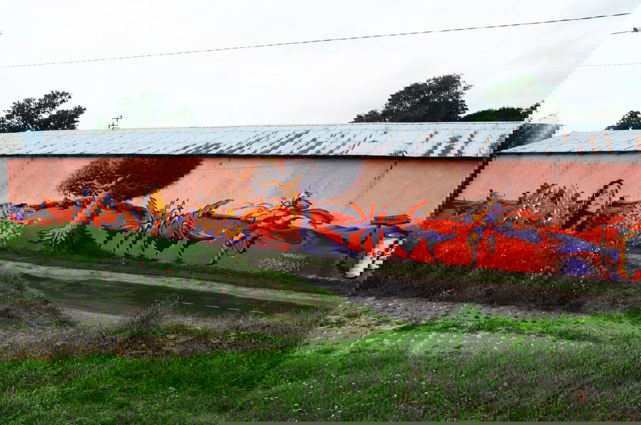 Graffiti Wall in Poland - Photo by yomi_lajn - Bles, serek, ksm (2012)