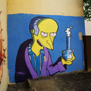 Graffiti Wall - Photo by yomi_lajn - simpsons, the, simpsons (2012)