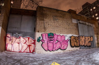 Graffiti Bombing - Photo by ysek