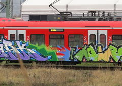 Graffiti Train - Photo by yukon - Pork, Kurs