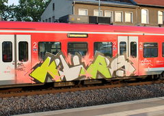 Graffiti Train - Photo by yukon - Kurs