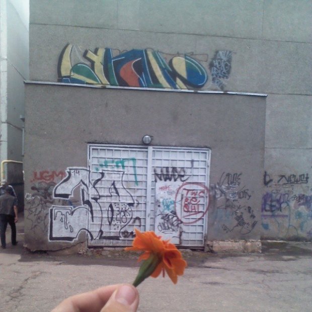 Graffiti Bombing - Photo by zackoster