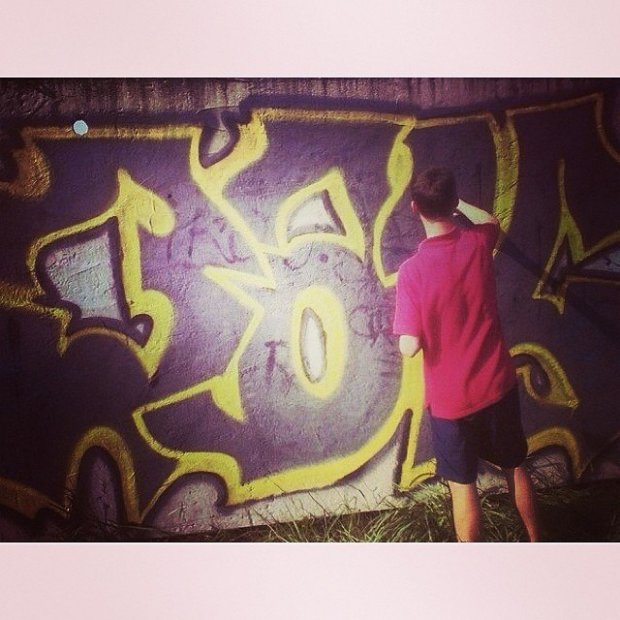 Graffiti Wall - Photo by zackoster