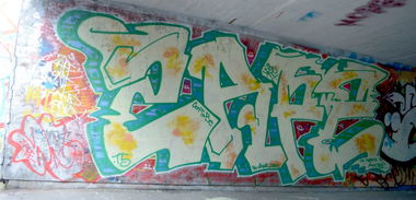 Graffiti in Vilnius - Photo by zape174 - zape174, zape, rdsk (2015)