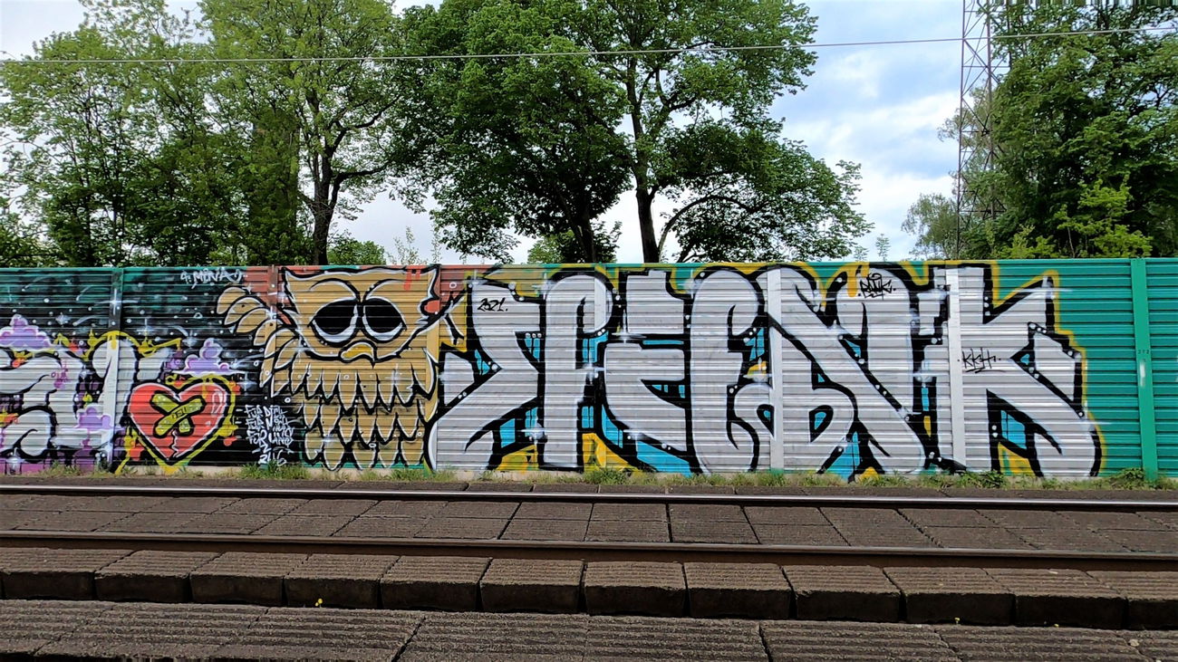 Graffiti Bombing in Rathenow - Photo by zaubertrank147 - rank, rathenow, trainline (2020)