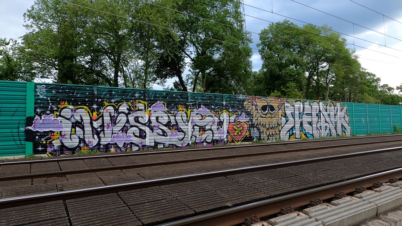 Graffiti Bombing in Rathenow - Photo by zaubertrank147 - rank, rathenow, imissyou (2020)