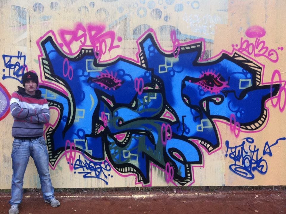 Graffiti Wall in Dresden - Photo by zeiger - PSR (2013)