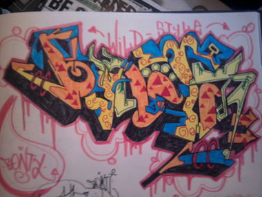 Graffiti Sketch - Photo by zeiger - bonty