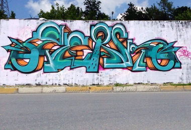 Graffiti Wall in Istanbul - Photo by zerkeizze - zerkzerkeizze (2016)