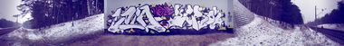 Graffiti Wall in Toru - Photo by zero7 - zero7, nerds