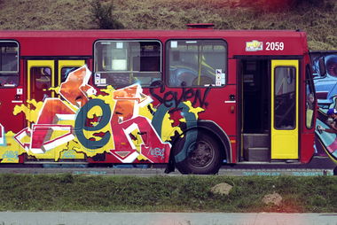 Graffiti Wall - Photo by zero7 - zero7, nerds, ams (2013)