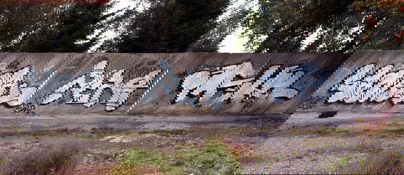 Graffiti Bombing in Koszalin - Photo by zero7 - zero7, nerds, ams (2013)