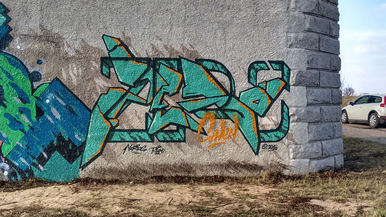 Graffiti Wall - Photo by zero7 - zero7, nerds, ams (2016)