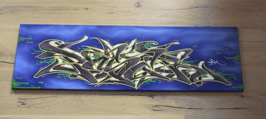 Graffiti Artwork in Bremen - Photo by zest83 - canvas, wildstyle, styleposer (2016)