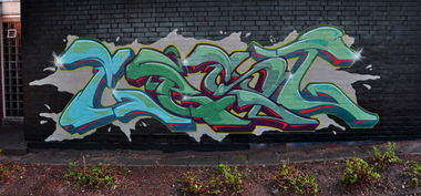Graffiti Wall in Bremen - Photo by zest83 - zest, sector, zest83 (2010)