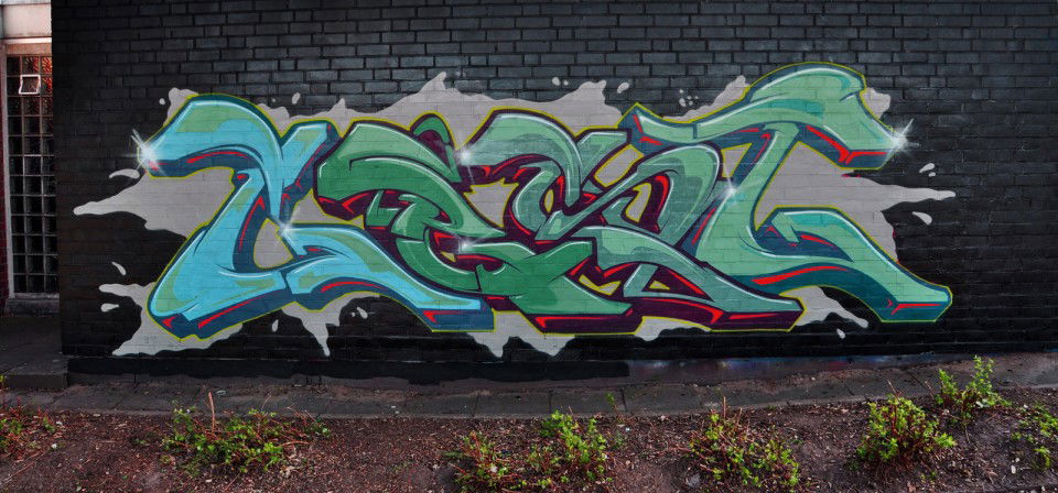 Graffiti Wall in Bremen - Photo by zest83 - zest, sector, zest83 (2010)