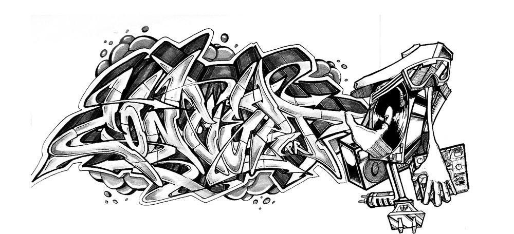 Graffiti Sketch in Bremen - Photo by zest83 - zest83, zest, bremen (2016)