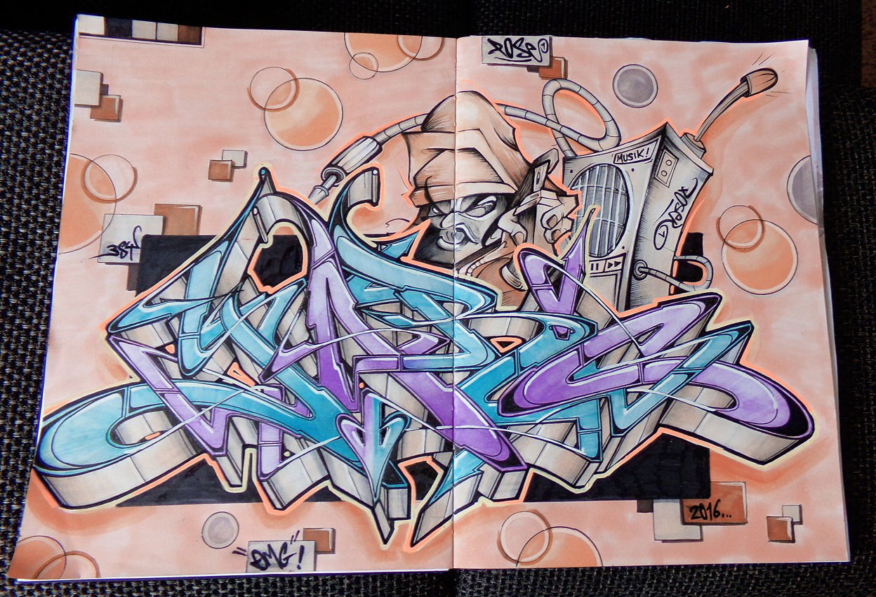 Graffiti Sketch - Photo by zest83 - bremen, oldenburg, 3st (2016)