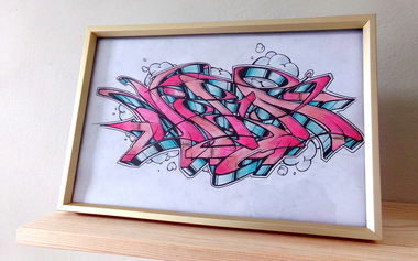 Graffiti Sketch in Bremen - Photo by zest83 - dreist, 3st, obk (2016)