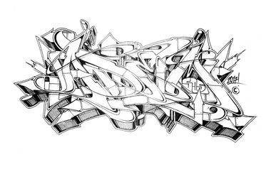 Graffiti Sketch - Photo by zest83 - Odem, 3st, obk (2017)