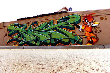 Graffiti Wall in Bremen - Photo by zest83 - dreist, 3st, obk (2016)