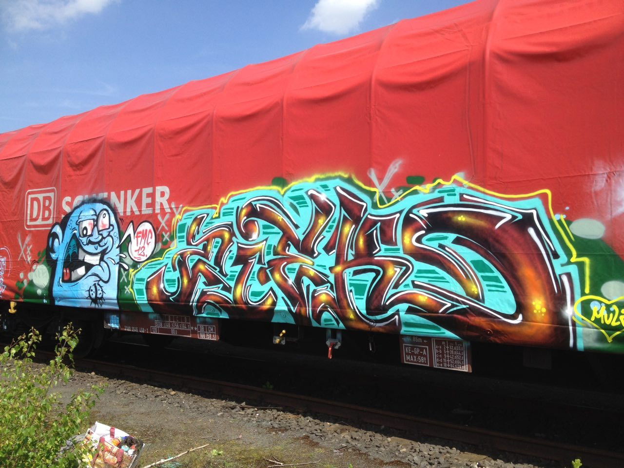 Graffiti Train - Photo by ziek