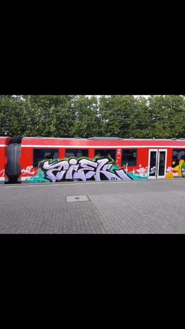 Graffiti Train - Photo by ziek - ziek