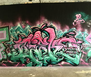 Graffiti Wall - Photo by ziek - ziek, clockwork (2016)
