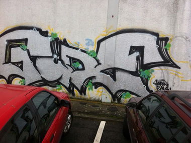 Graffiti Bombing - Photo by ziemlichwarm - Gude