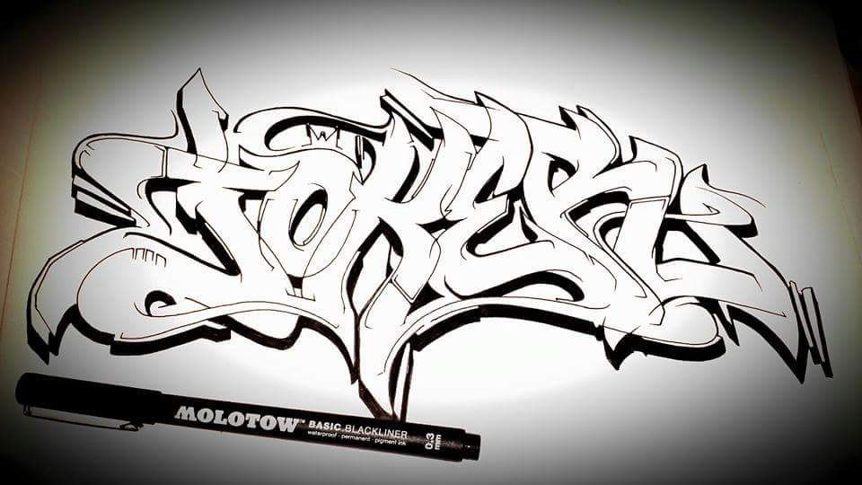 Graffiti Sketch - Photo by ziggy - graff, graff, graff