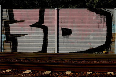 Graffiti Bombing - Photo by zivilbeamter - 3d, dreid