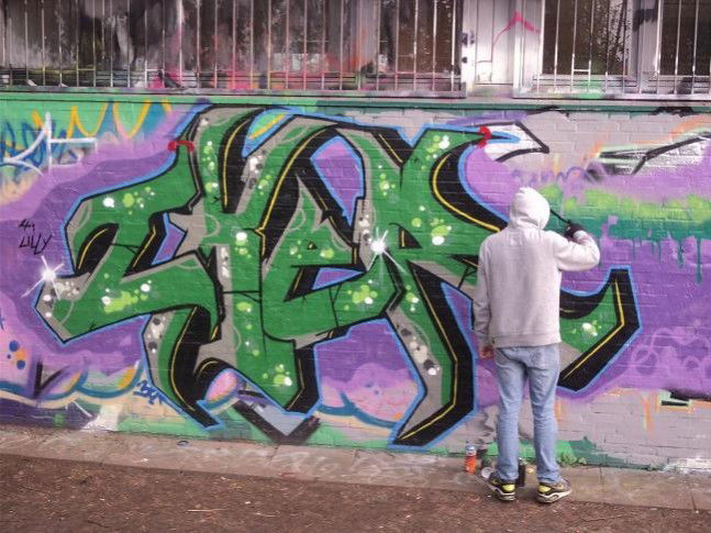 Graffiti Wall - Photo by zker - zker (2012)