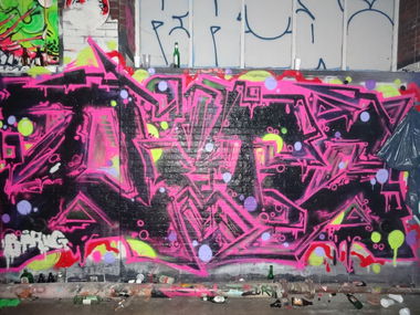 Graffiti Wall - Photo by zodiac