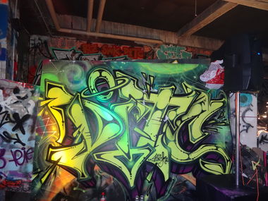 Graffiti Wall - Photo by zodiac