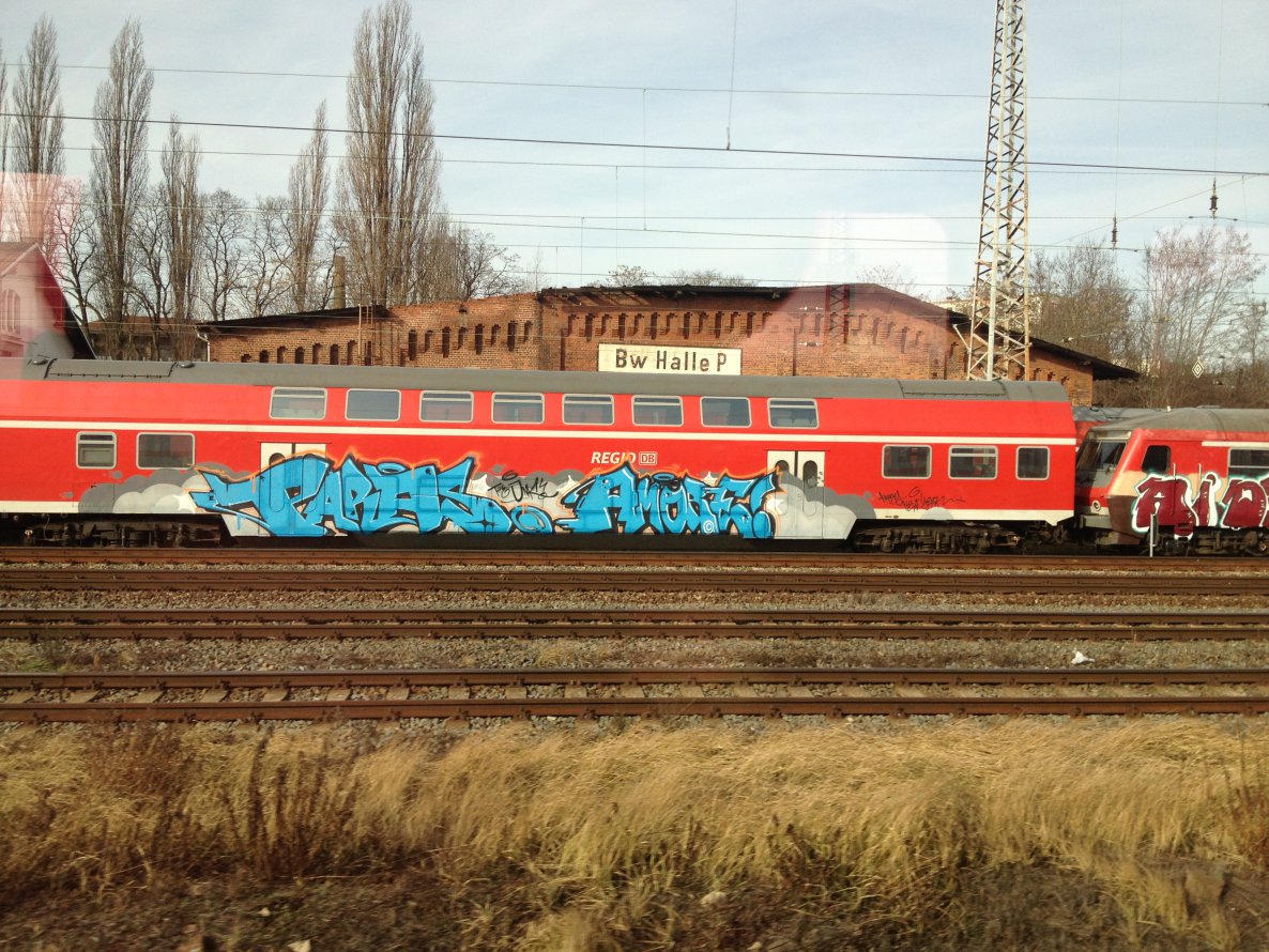 Graffiti Train - Photo by zore - Paras, Amore, Halle (2014)