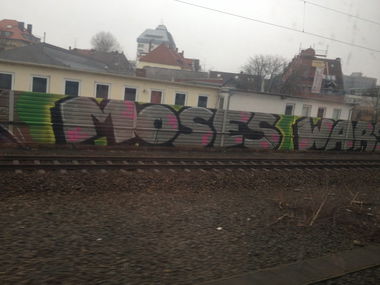 Graffiti Bombing - Photo by zore - Moses, Wars, top